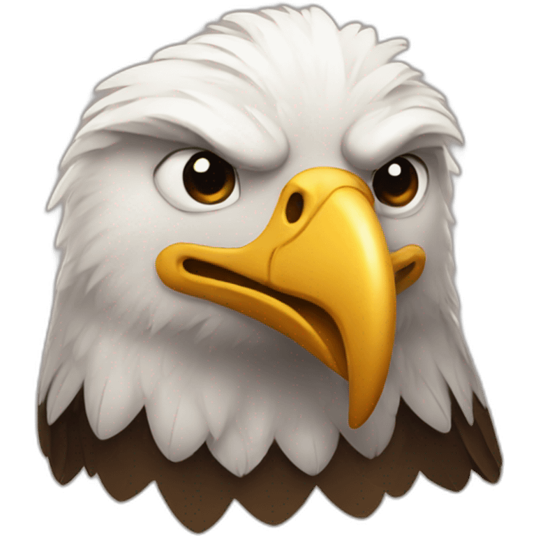 eagle in love emoji