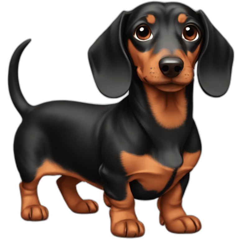 dachshund cute emoji