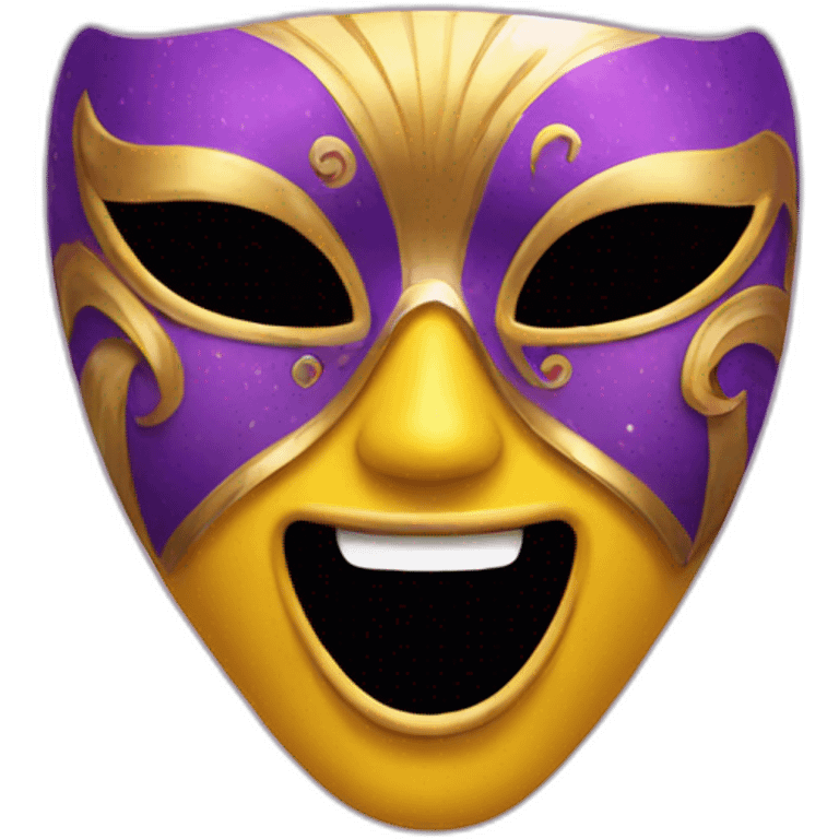 exited emoji, carnaval mask emoji