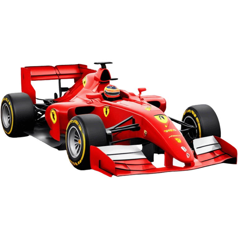 Une Formule 1 Ferrari 2025 emoji