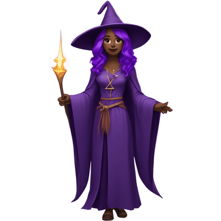 Purple witch emoji