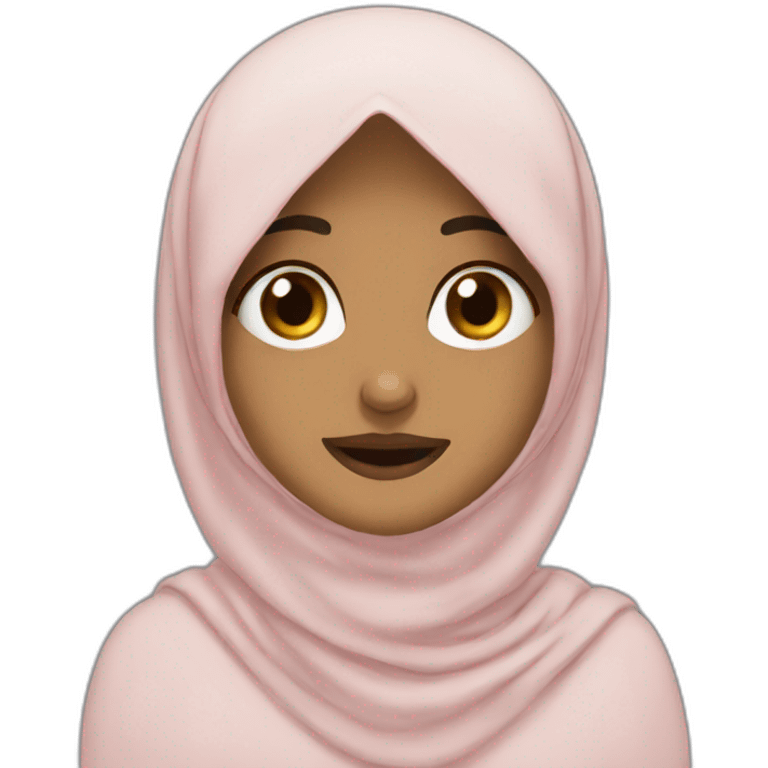 HIjabi girl crying emoji