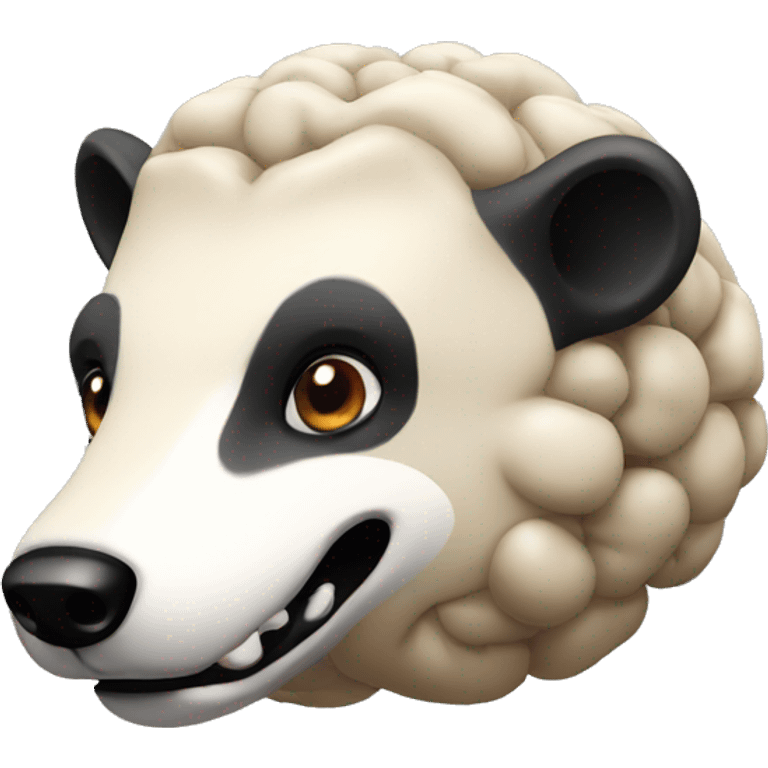 brain badger emoji