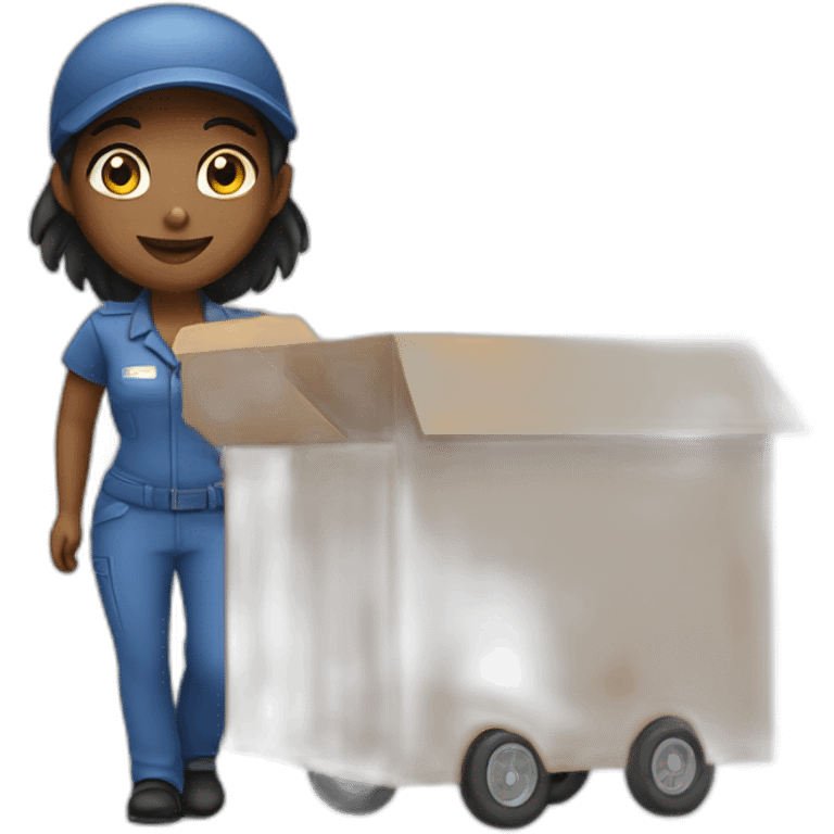 delivery woman emoji