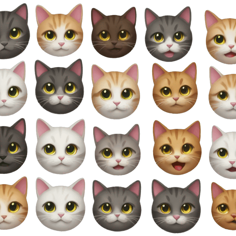 13 christmas cats emoji