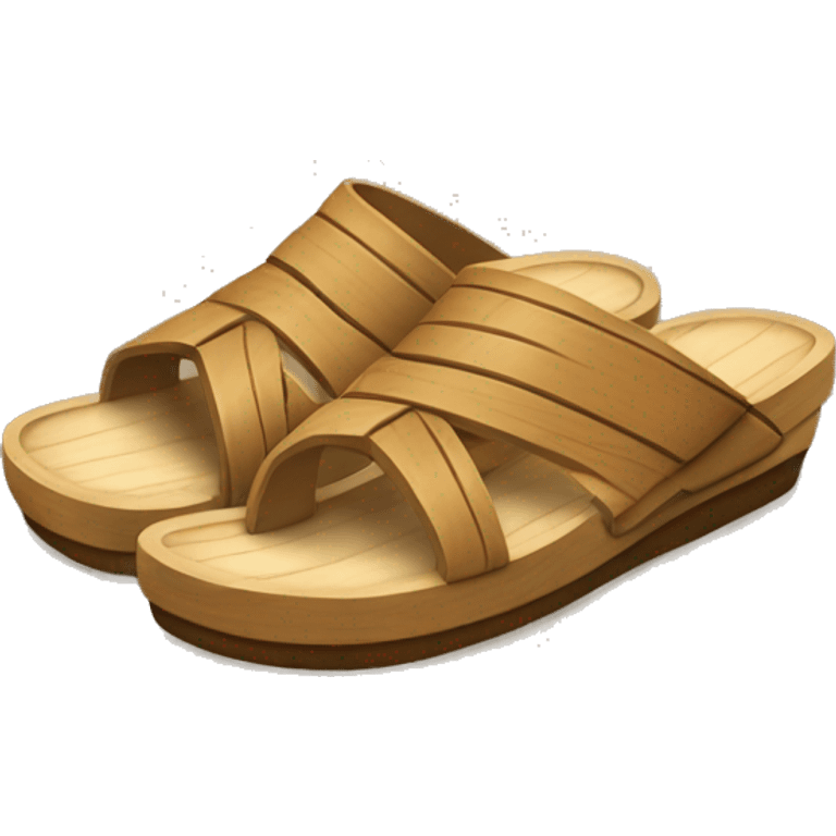 japanese wooden sandals emoji