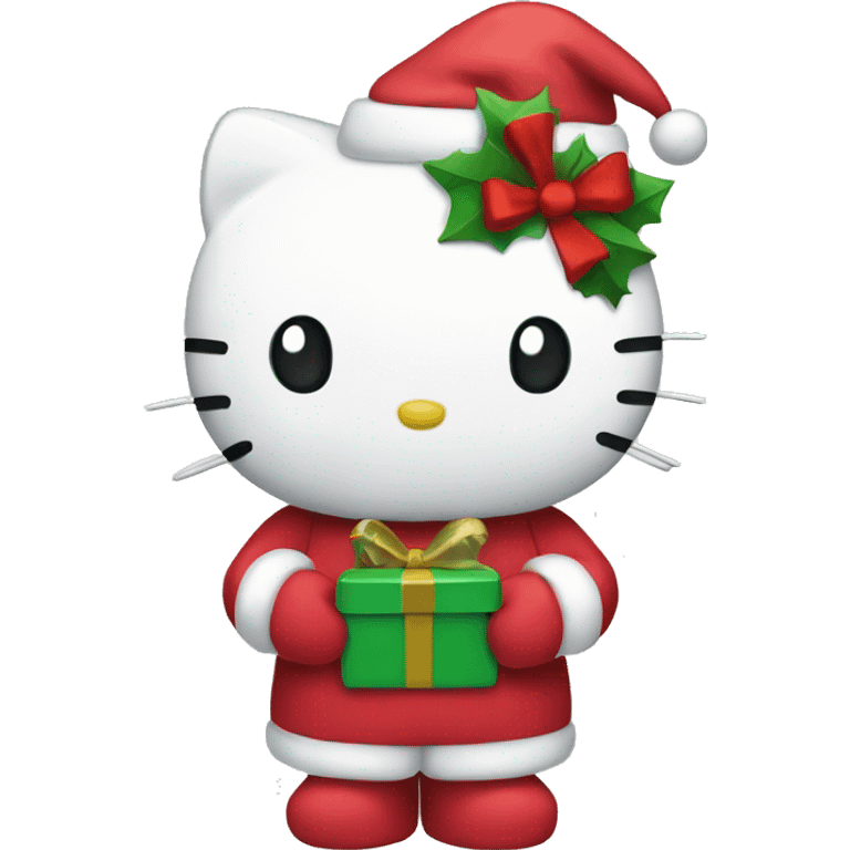 Hello kitty Christmas  emoji