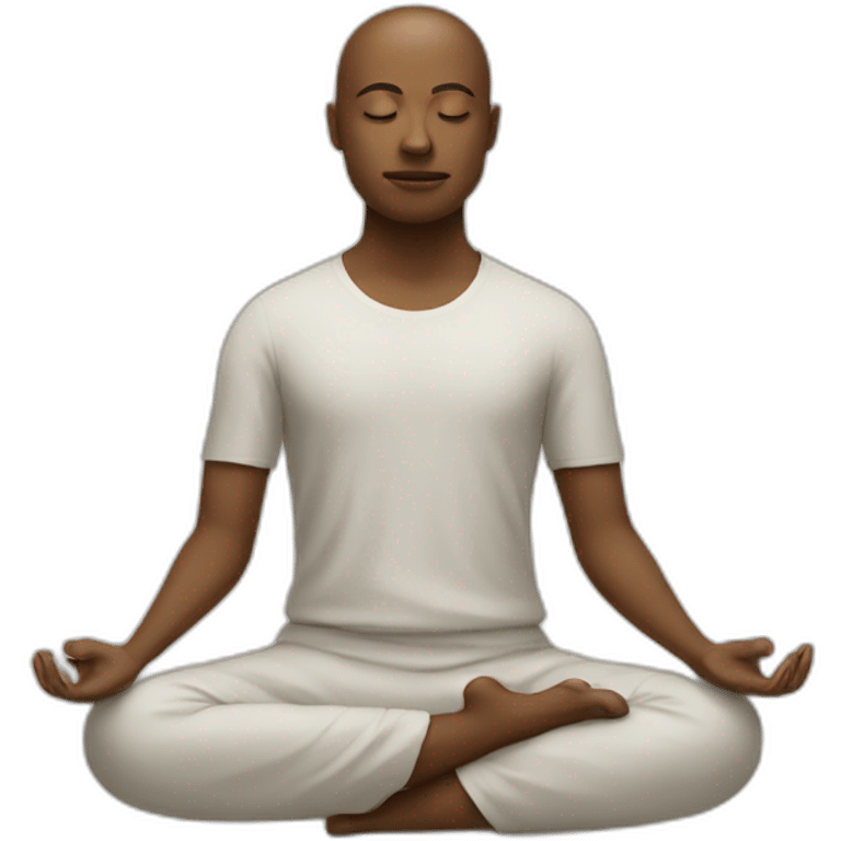 meditate emoji