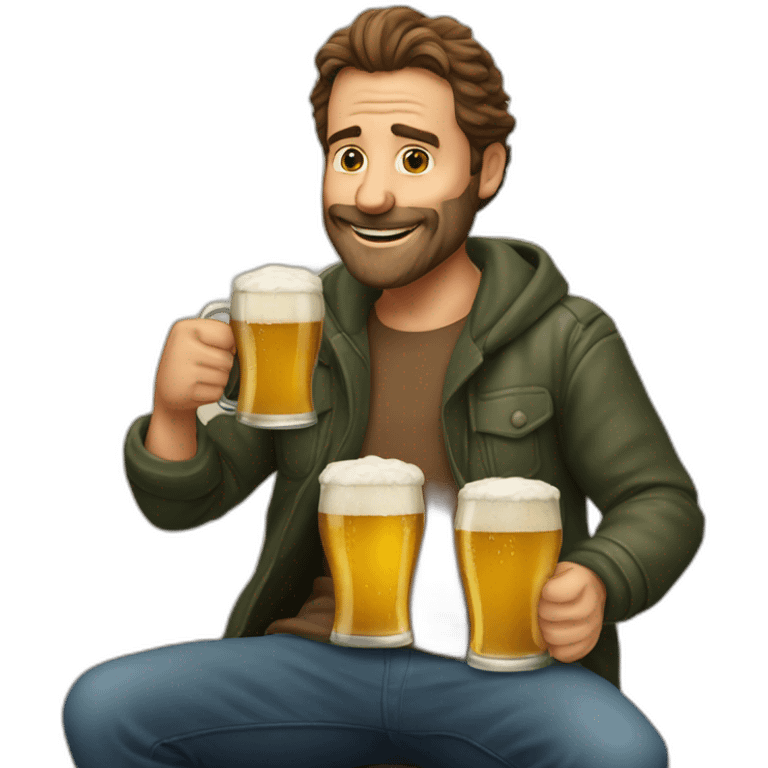 Louka-Richard-drinking-a-beer emoji