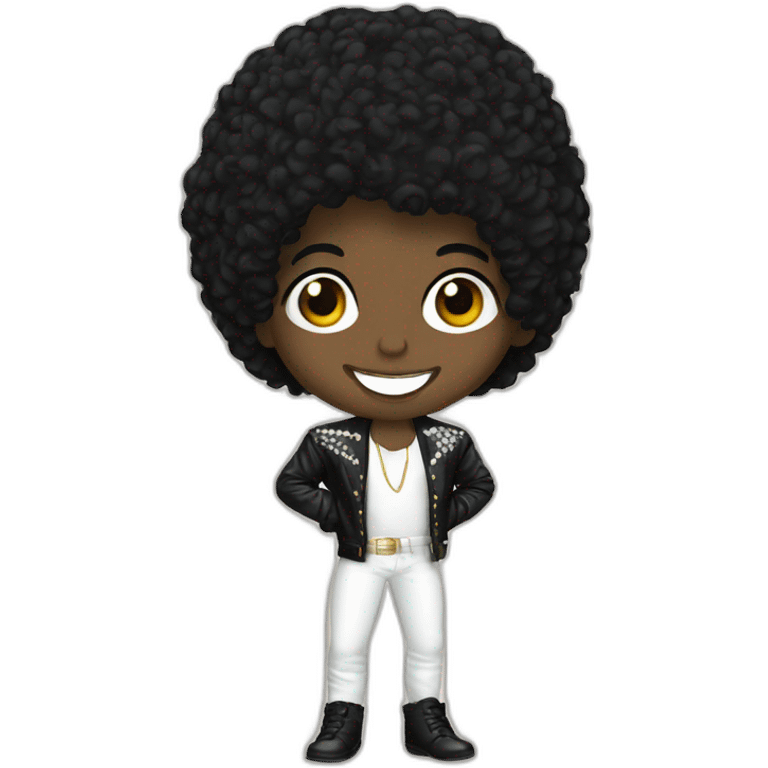 Michael Jackson when he was black emoji