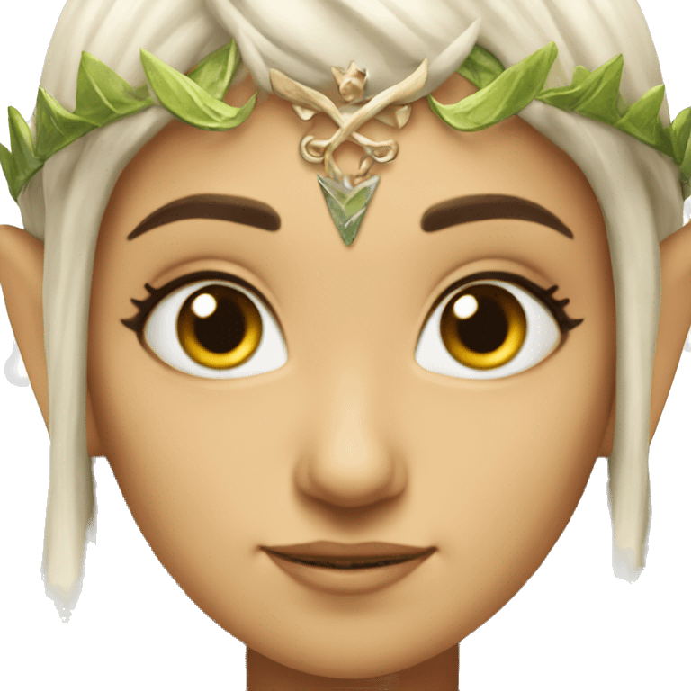 A Queen Elf who's also an owl emoji