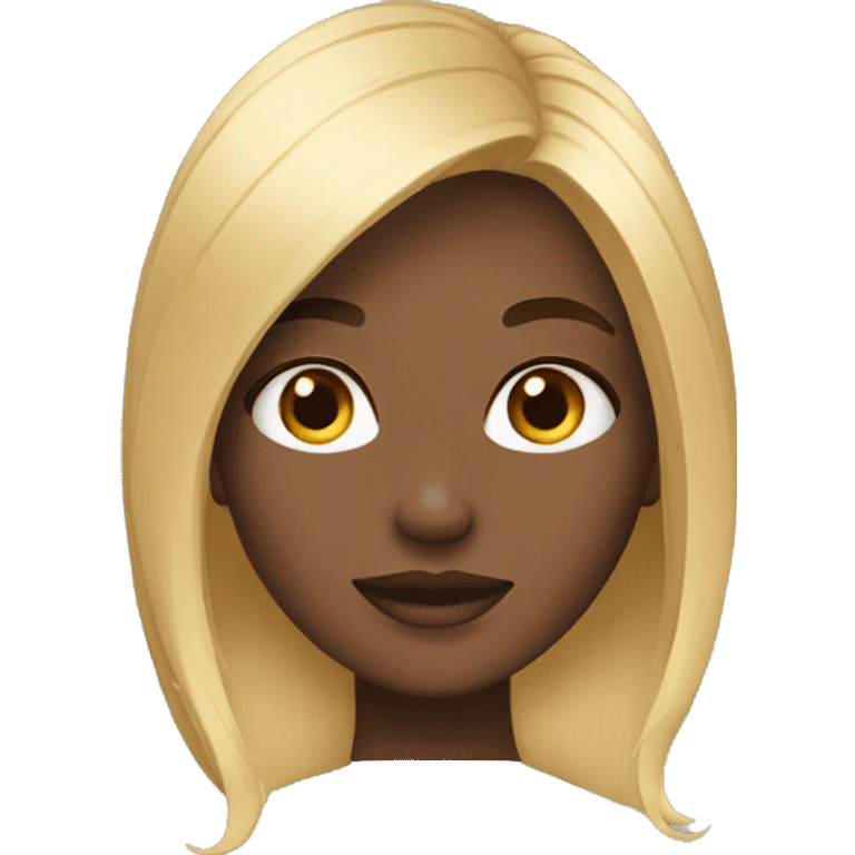 black bow blonde hair emoji