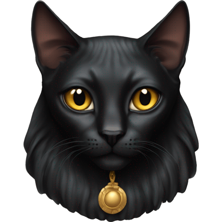 black cat sphinx emoji