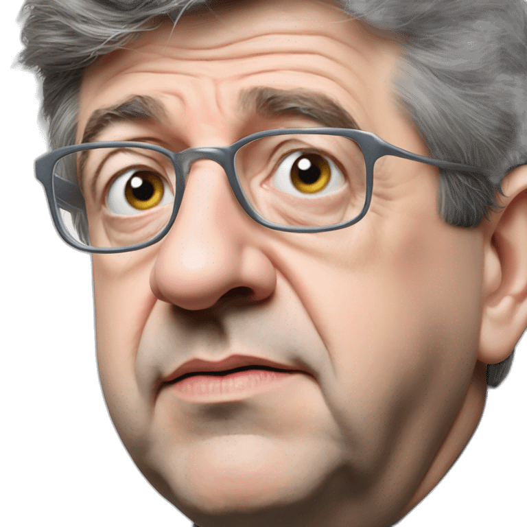 Jean luc Mélenchon gros yeux emoji