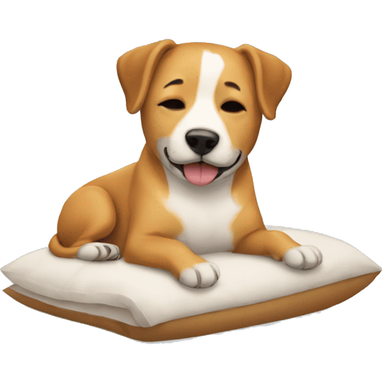 Un perro dormido  emoji