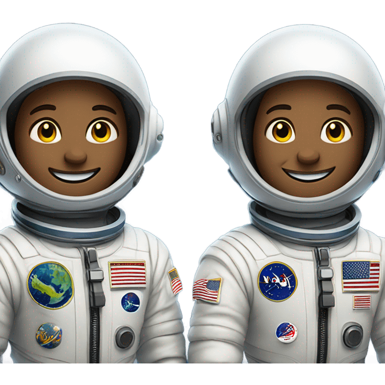 Astronaut brothers emoji