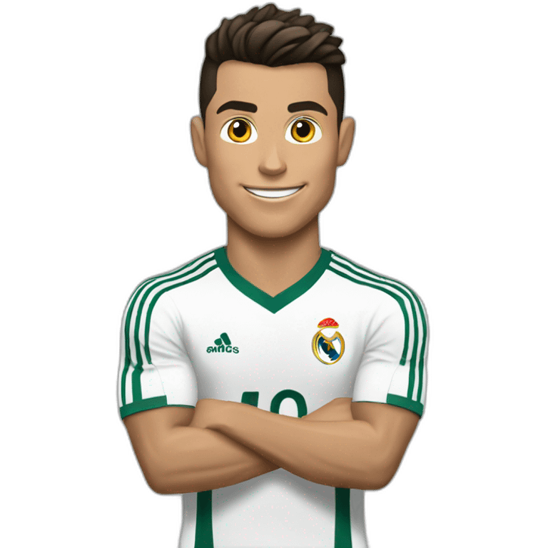 Cristiano Ronaldo with is wif emoji