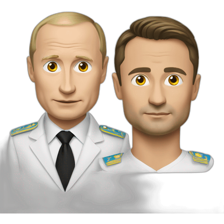 Putin et zelensky emoji