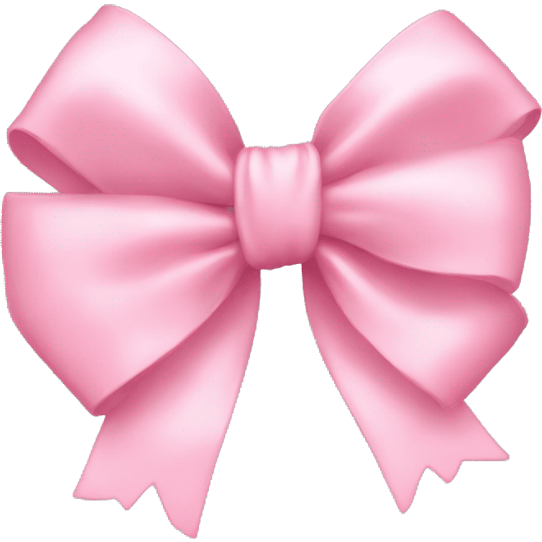 Create a baby pink bow  emoji