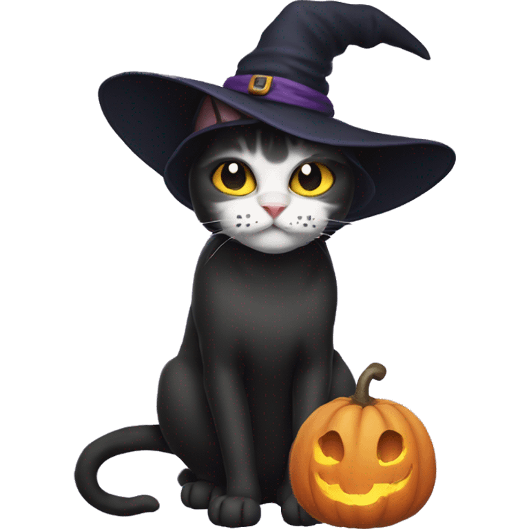 witch cat emoji