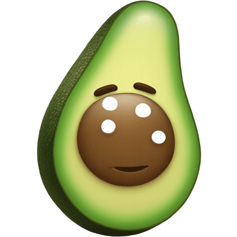 Avocado with halo  emoji