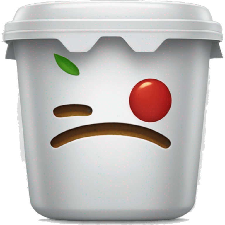 Hot to go take out container emoji