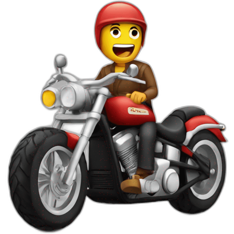 Chopper avec un cigare dans la bouche emoji