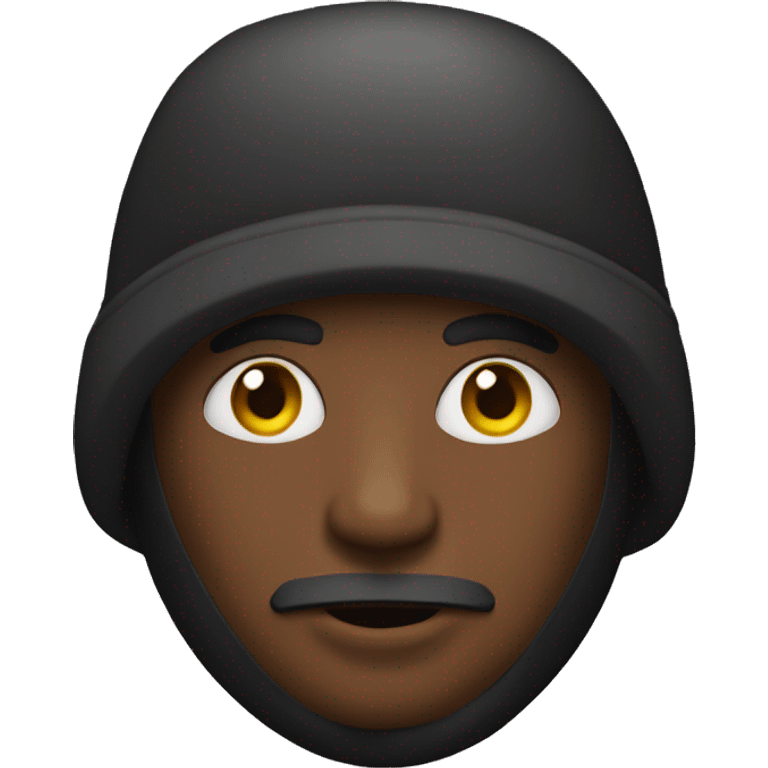 man with ski mask emoji