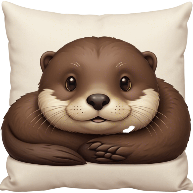 Otter and pillow  emoji