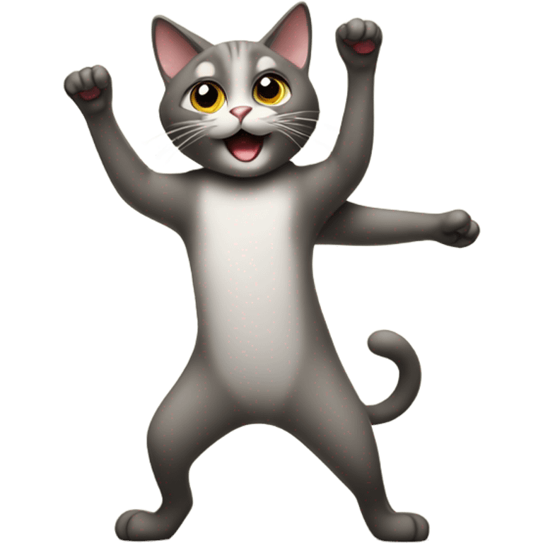 Cat dancing emoji