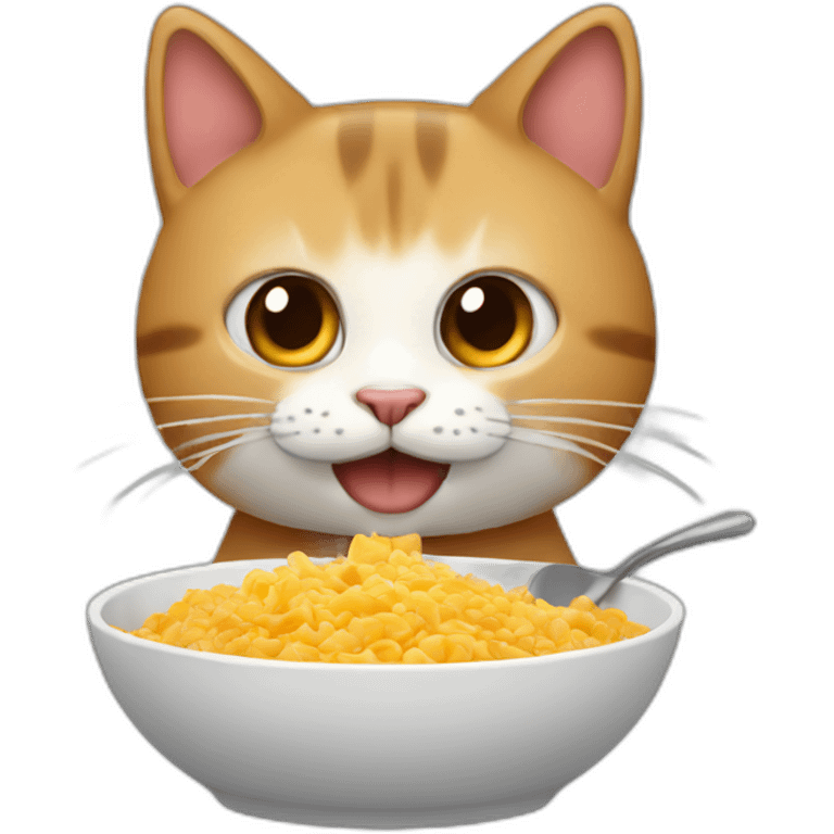 Gato comiendo zanahoria emoji