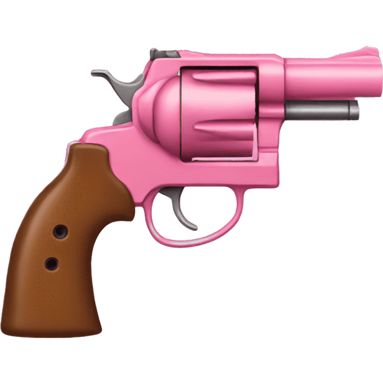 Pink revolver emoji