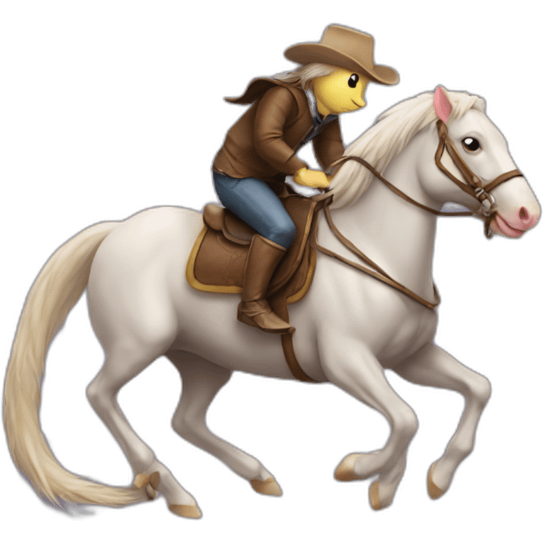 rat riding horse emoji