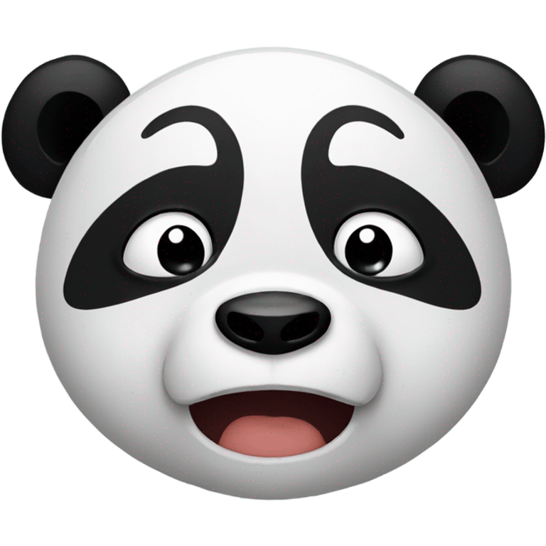 Panda crying  emoji