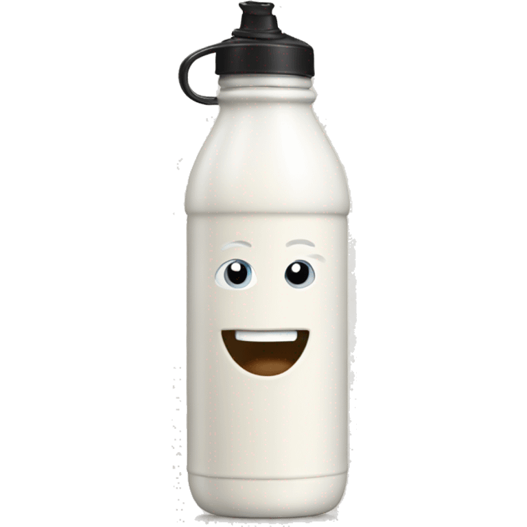 A cream water bottle emoji