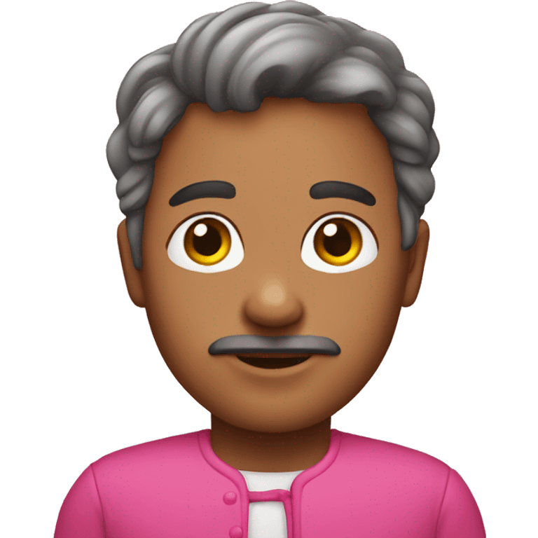 A person with a pink laso emoji