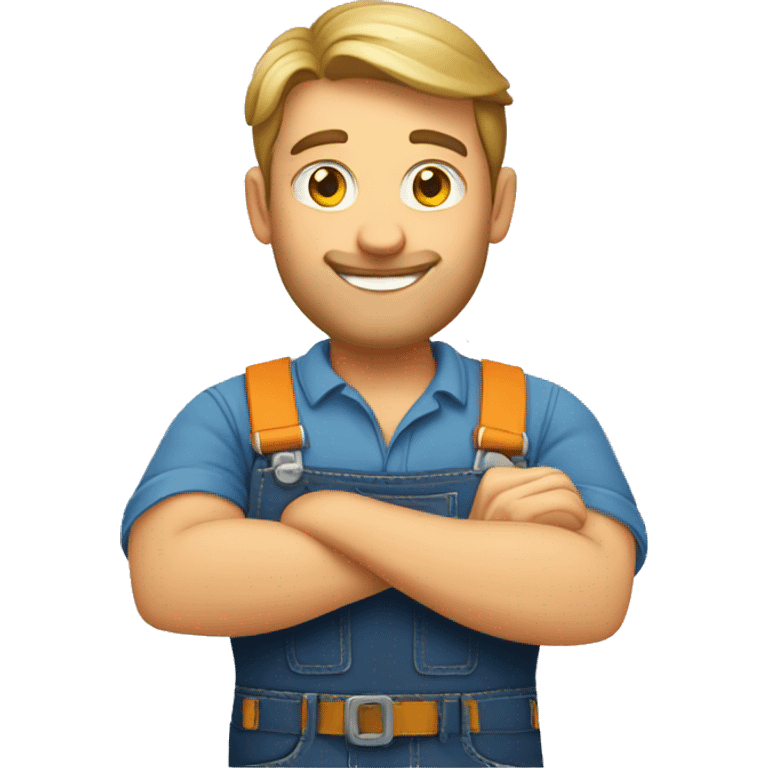 caucasian handyman emoji