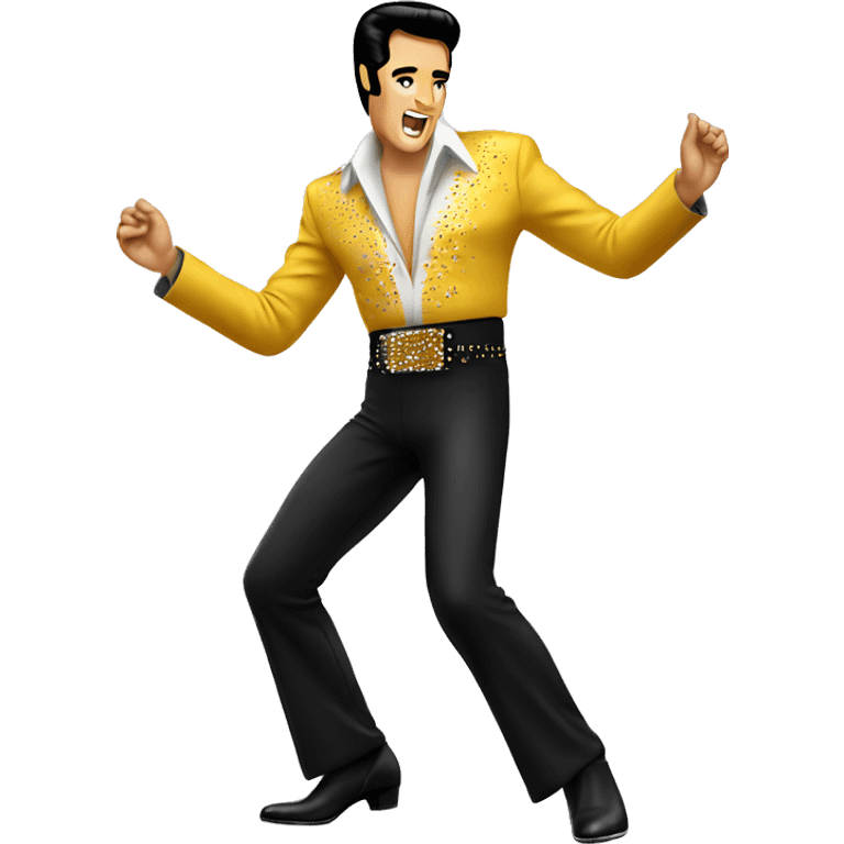 Elvis presley dancing emoji