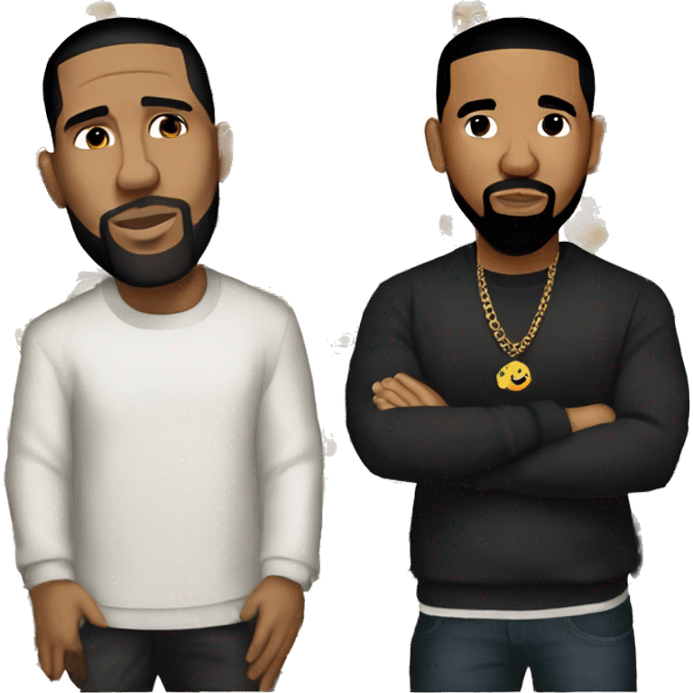 kendrick and drake emoji