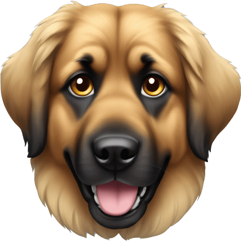 a leonberger dog  emoji