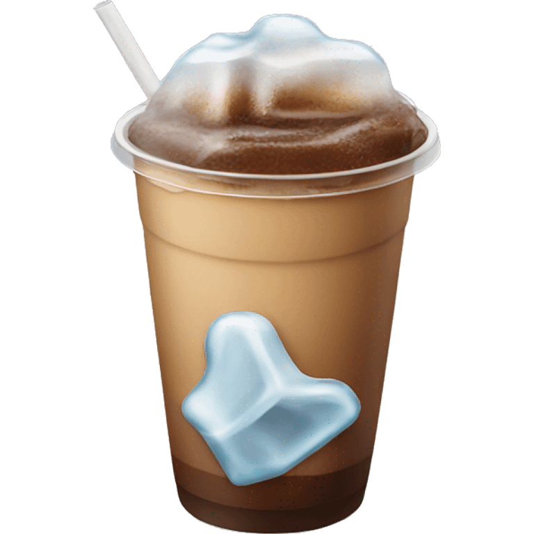 Iced coffee emoji