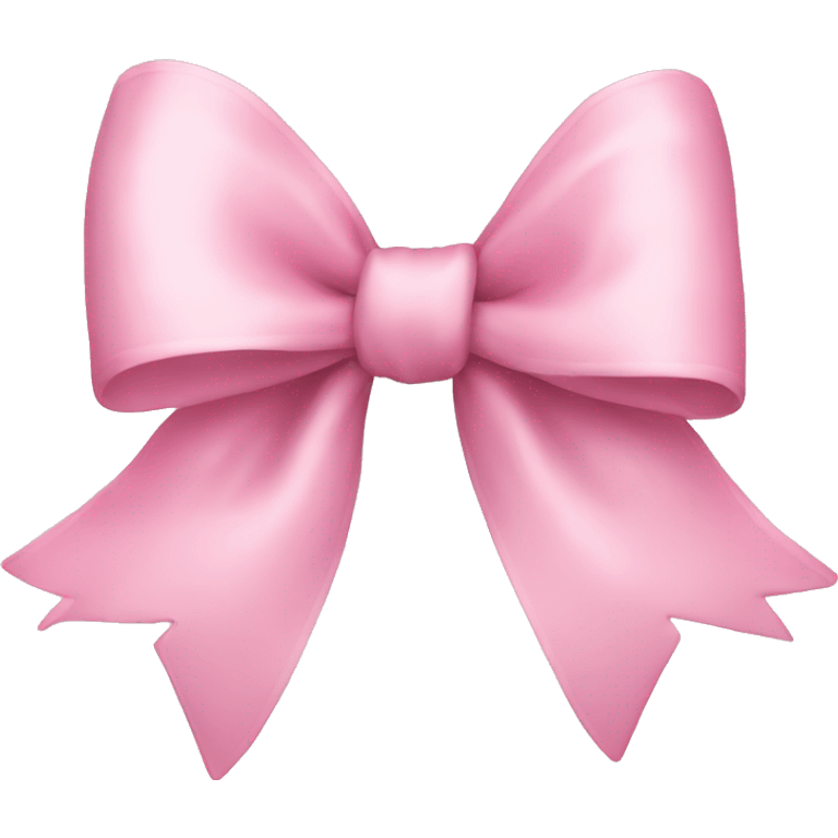 Light pink Christmas bow emoji