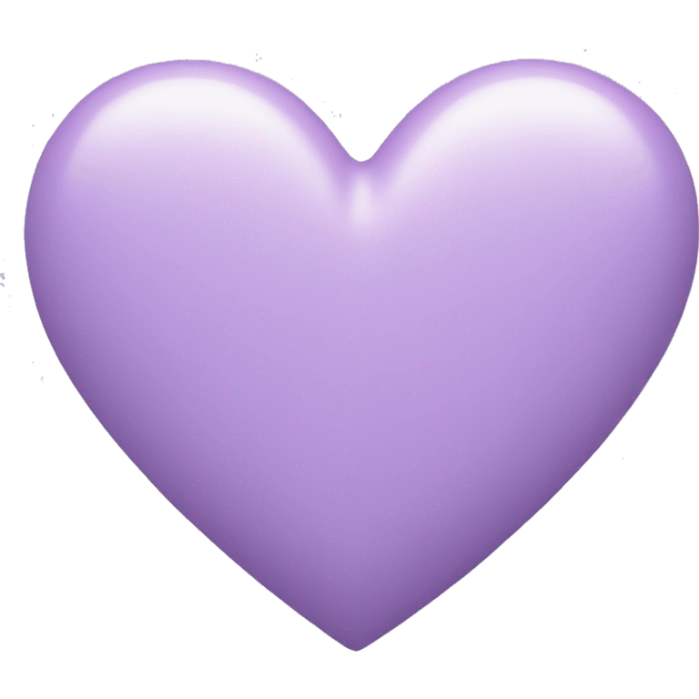 Pastel Purple Heart emoji