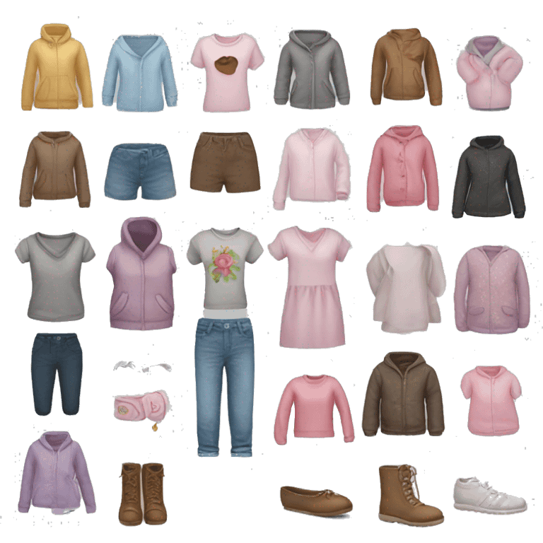 Cozy Girlie clothes emoji