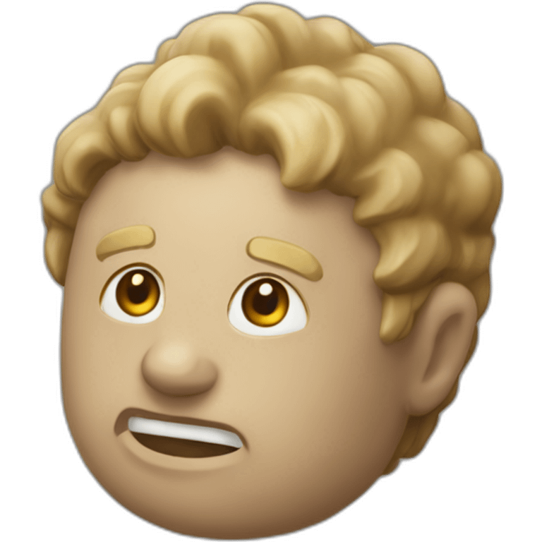 Piedra - contenta - sentada emoji