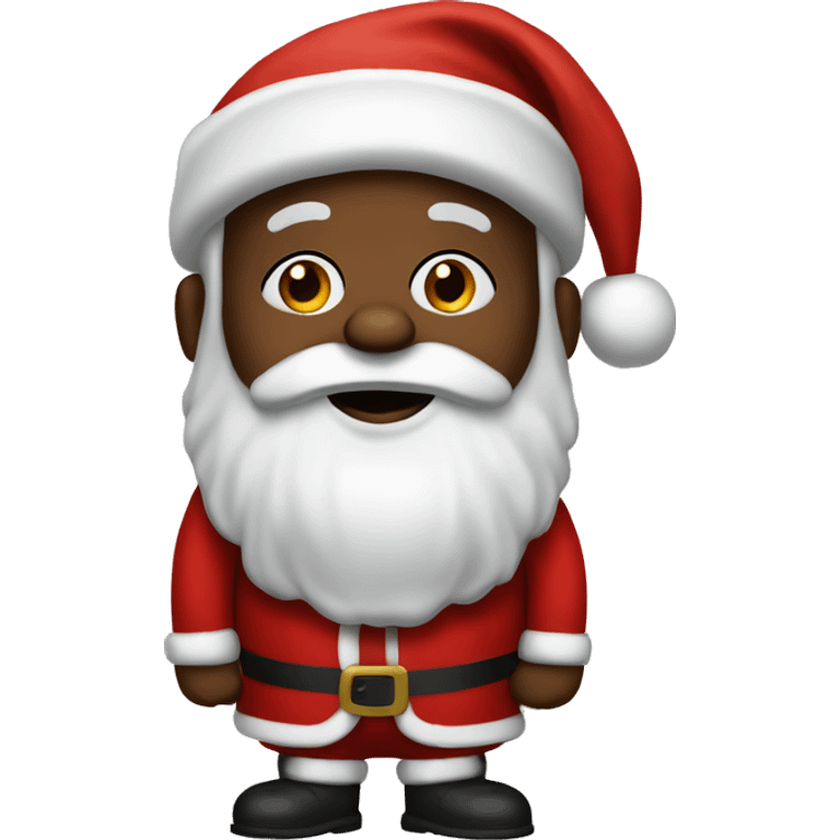 Black Santa Clause emoji