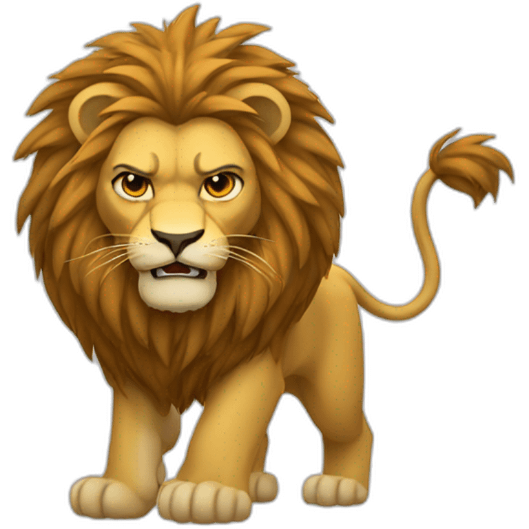 lion - royal - angry emoji