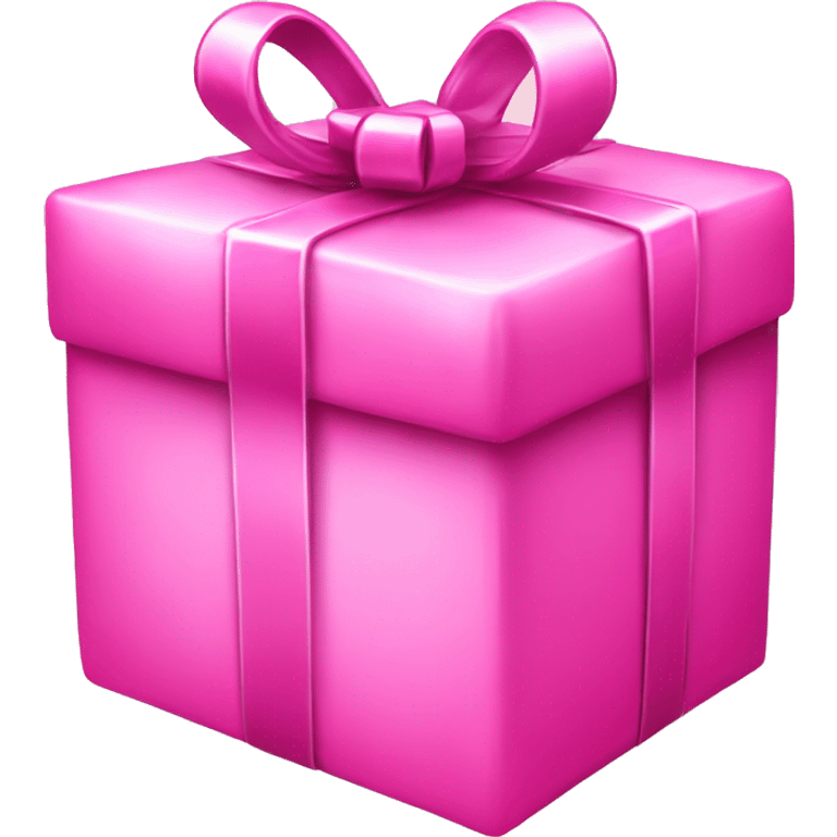 Shiny pink present emoji