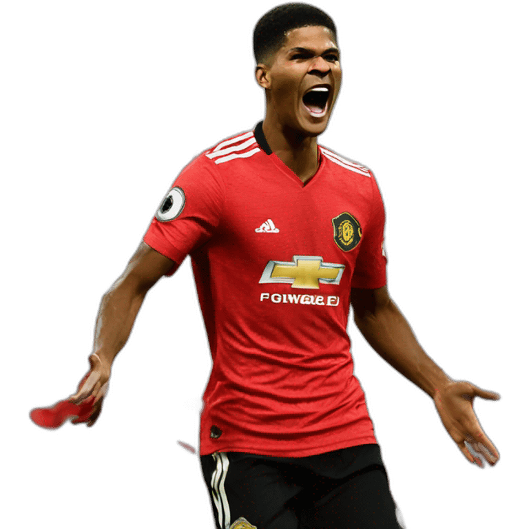 marcus rashford celebrating emoji