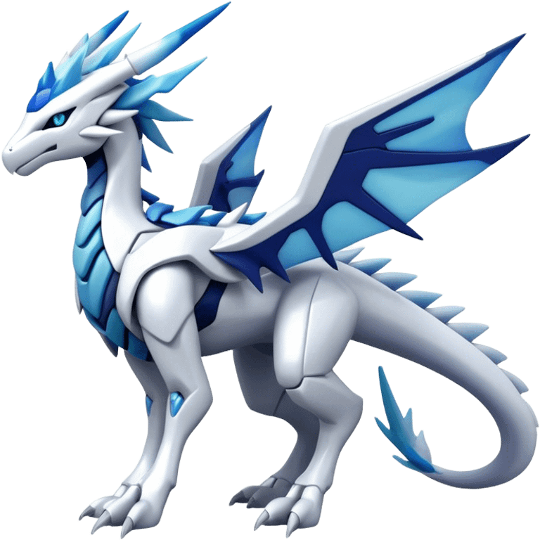 Kyurem-reshiram-dialga-suicune-hybrid, full body emoji